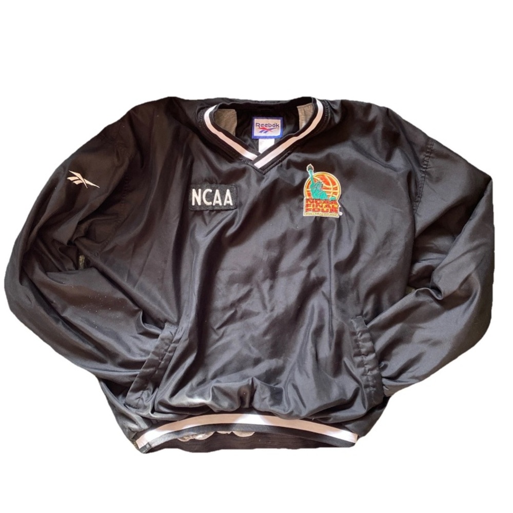 VintageFLAWS 1996 Reebok NCAA Final Four Meadowlands Pullover Windbreaker XXL
